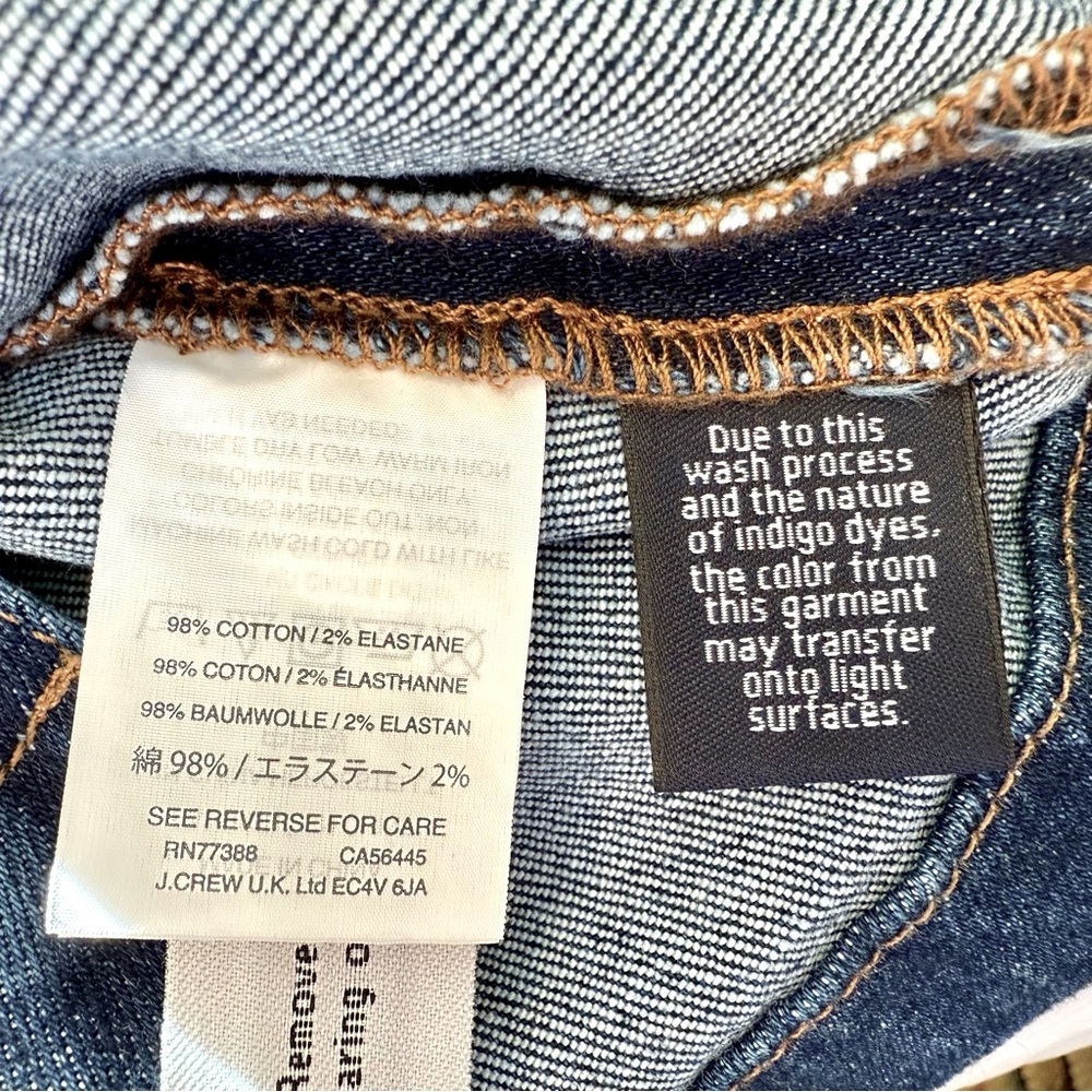 Madewell | Denim Seamed Button-Front Skirt (Size 28) - Picture 9 of 11